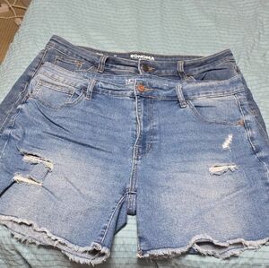 Sonoma Women's Light Blue Distressed Jean Shorts